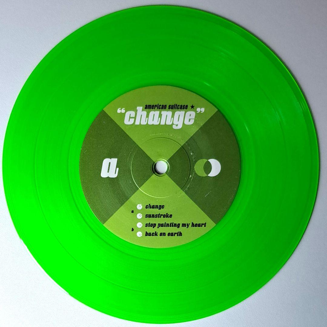 American Suitcase - Change 7" Green Vinyl EP Indie Rock Japan 2001 WIV-004S