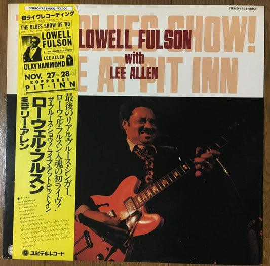 Lowell Fulson with Lee Allen - Live At Pit Inn LP Japan Blues Record