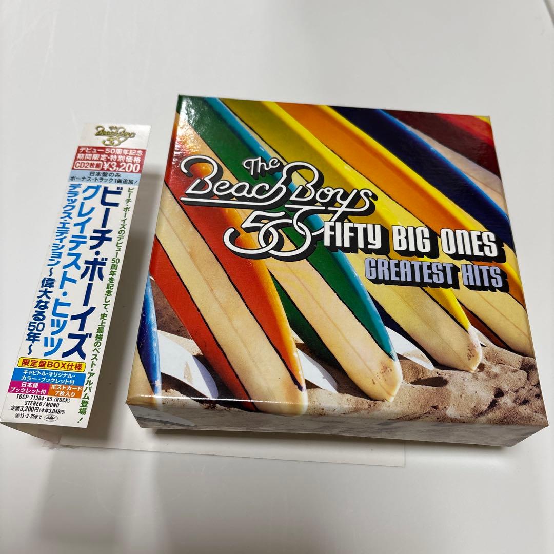The Beach Boys Fifty Big Ones Greatest Hits 2CD Japan Press Limited Box Set Obi