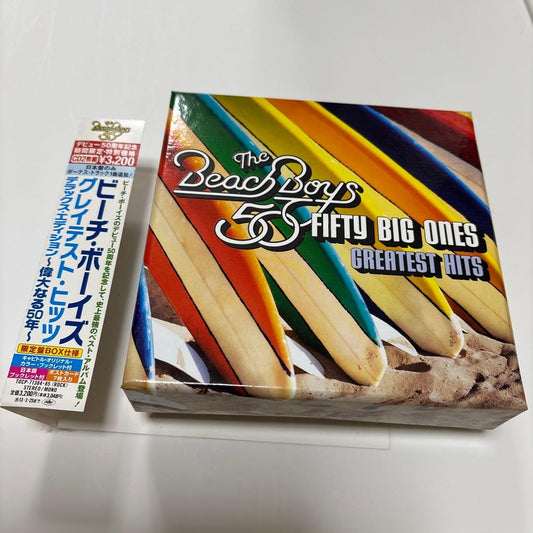 The Beach Boys Fifty Big Ones Greatest Hits 2CD Japan Press Limited Box Set Obi