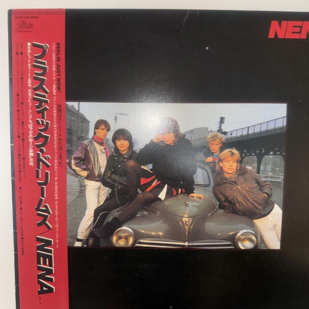 NENA Plastic Dreams LP Vinyl Record Japan Pressing w/ Obi Strip Epic 25-3P-488