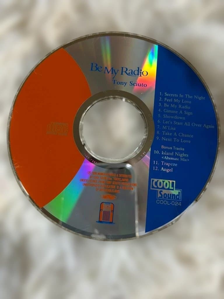 Tony Sciuto - Be My Radio CD Japan Press with OBI Limited Out of Print AOR