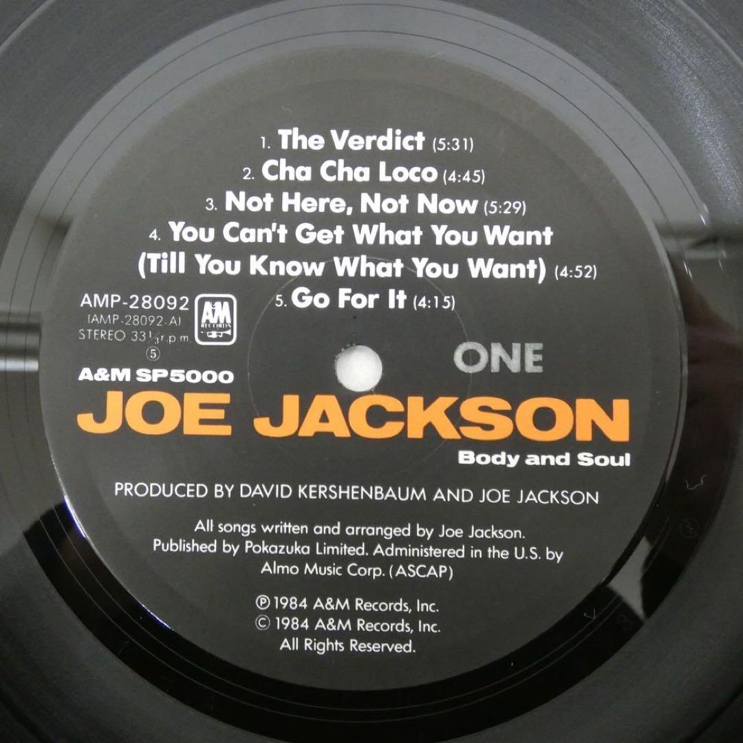 Joe Jackson - Body and Soul (1984) Japan Vinyl LP w/ Obi A&M AMP-28092