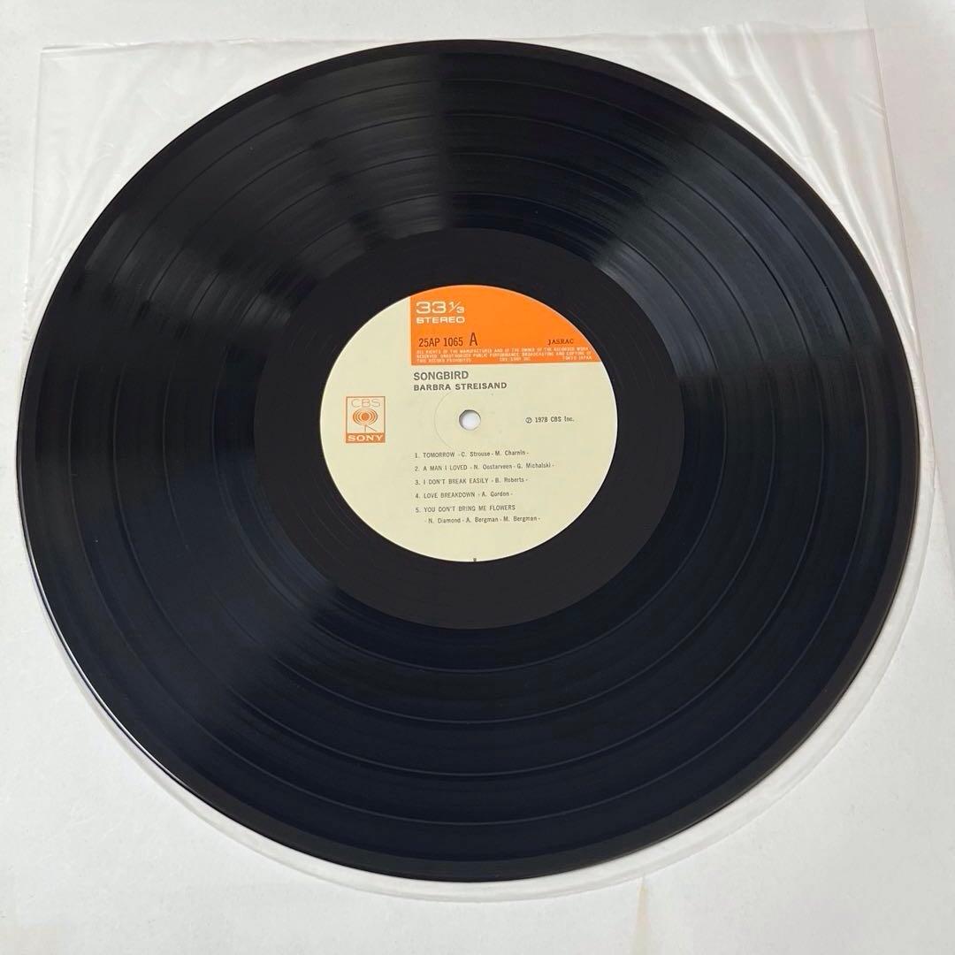 Barbra Streisand Songbird Japan LP Vinyl Record 1978 CBS/Sony 25AP 1065 OBI