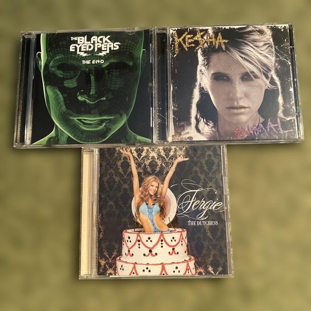 Fergie, Black Eyed Peas, Ke$ha CD Lot 3 Albums The Dutchess The E.N.D Animal