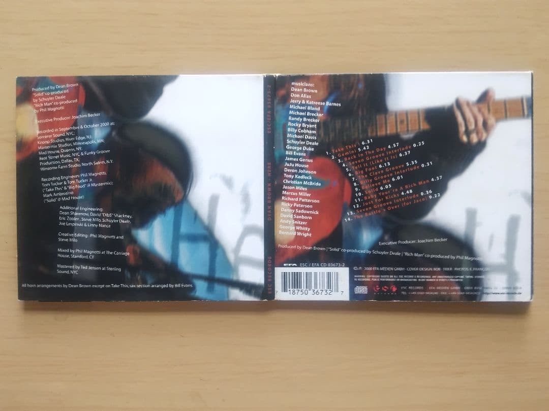 Dean Brown - Here CD - Jazz Fusion Guitar Virtuoso 2000 Import Release