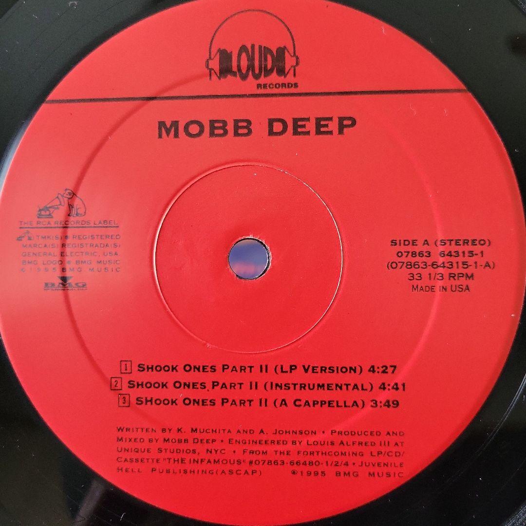 Mobb Deep Shook Ones Part II 12" Vinyl Record LP Version, Instrumental, A Cappel | Japansoundstore