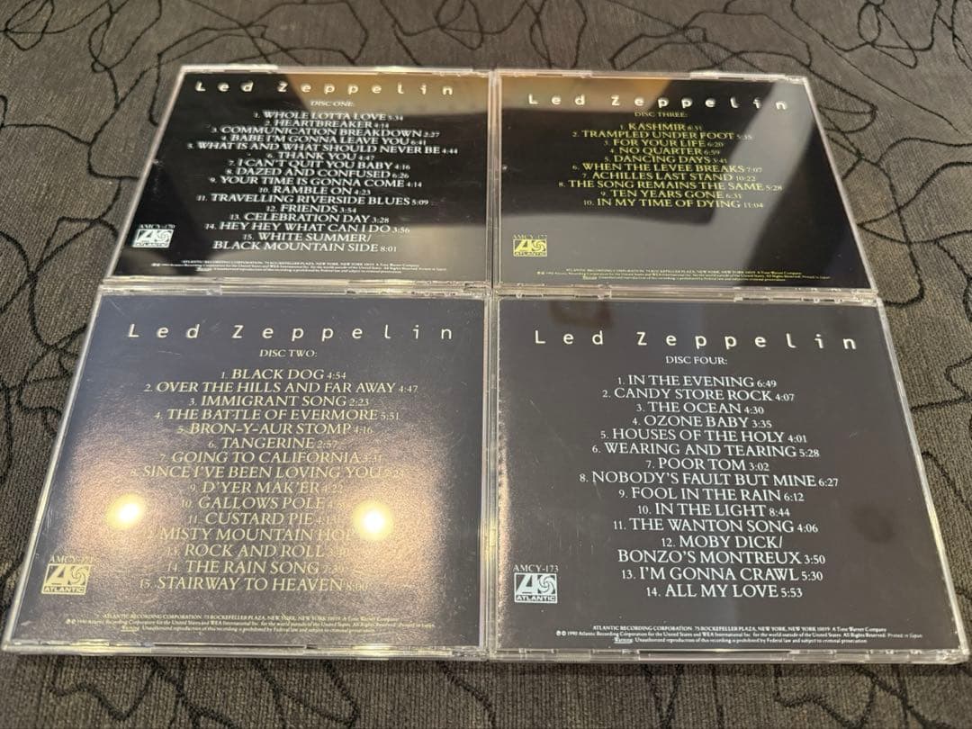 Led Zeppelin 1968-1980 4CD Box Set Japan Press with OBI Limited Edition