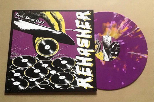 Rehasher - Tasty Slices: Vol 1 Vinyl LP Pink Splatter Rare Less Than Jake Punk