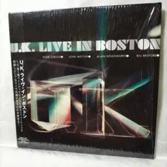 U.K. Live in Boston Japan Paper Sleeve CD Remaster with OBI Eddie Jobson Prog