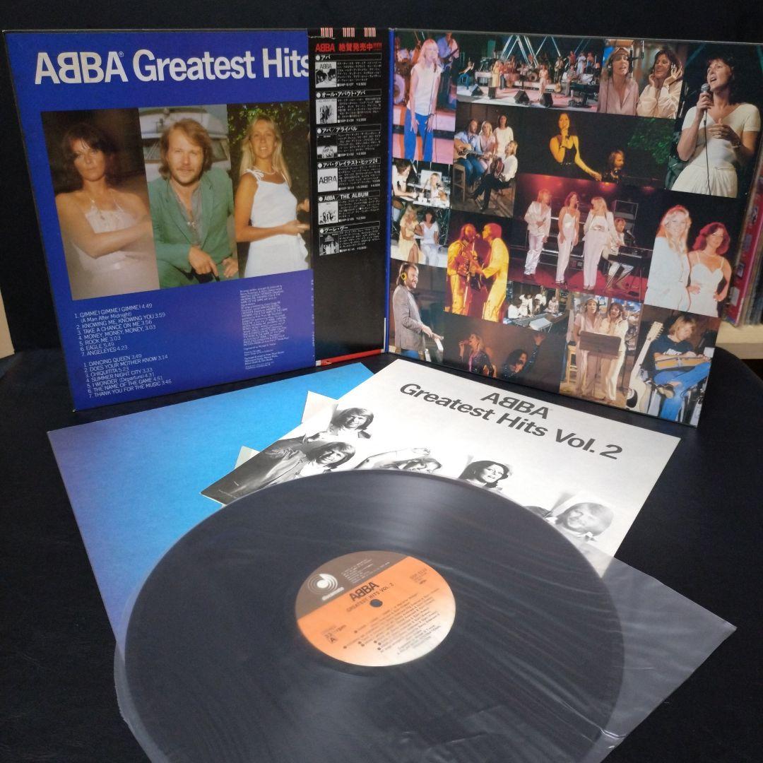 ABBA Greatest Hits Vol. 2 Japan Vinyl LP DSP-5113 w/ Obi Insert Pop Disco