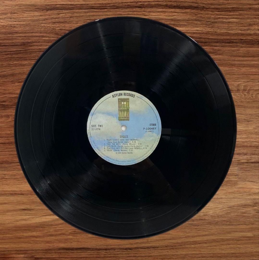 Eagles - Eagles (1st Album) LP Japan P-10046Y w/Obi & Lyric Sheet Vinyl
