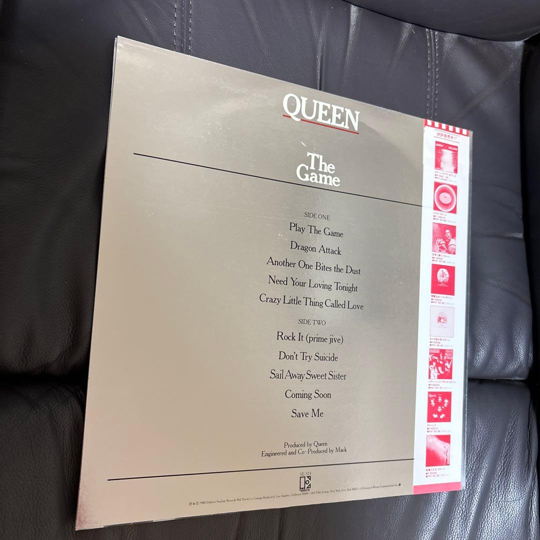 Queen - The Game LP Vinyl 1980 Japan Original Pressing with Obi Strip