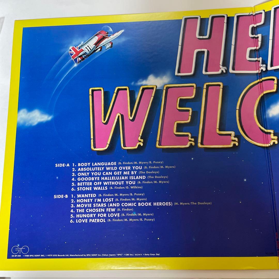 The Dooleys - Hello Welcome! LP Japan Pressing Epic 1980 Pop Vinyl with Obi