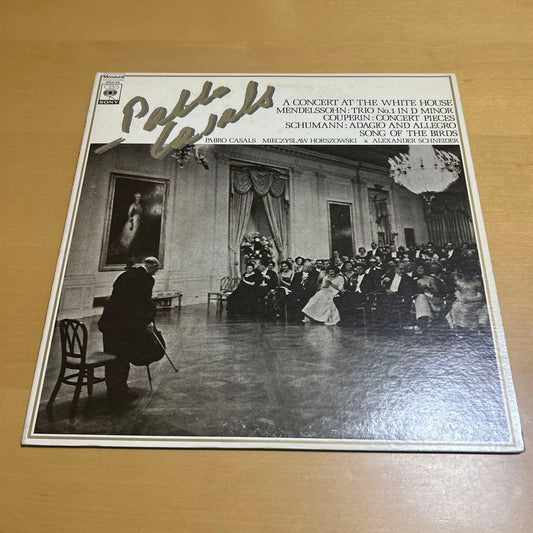 Pablo Casals A Concert at the White House 2LP Japan Vinyl Mendelssohn Song Birds
