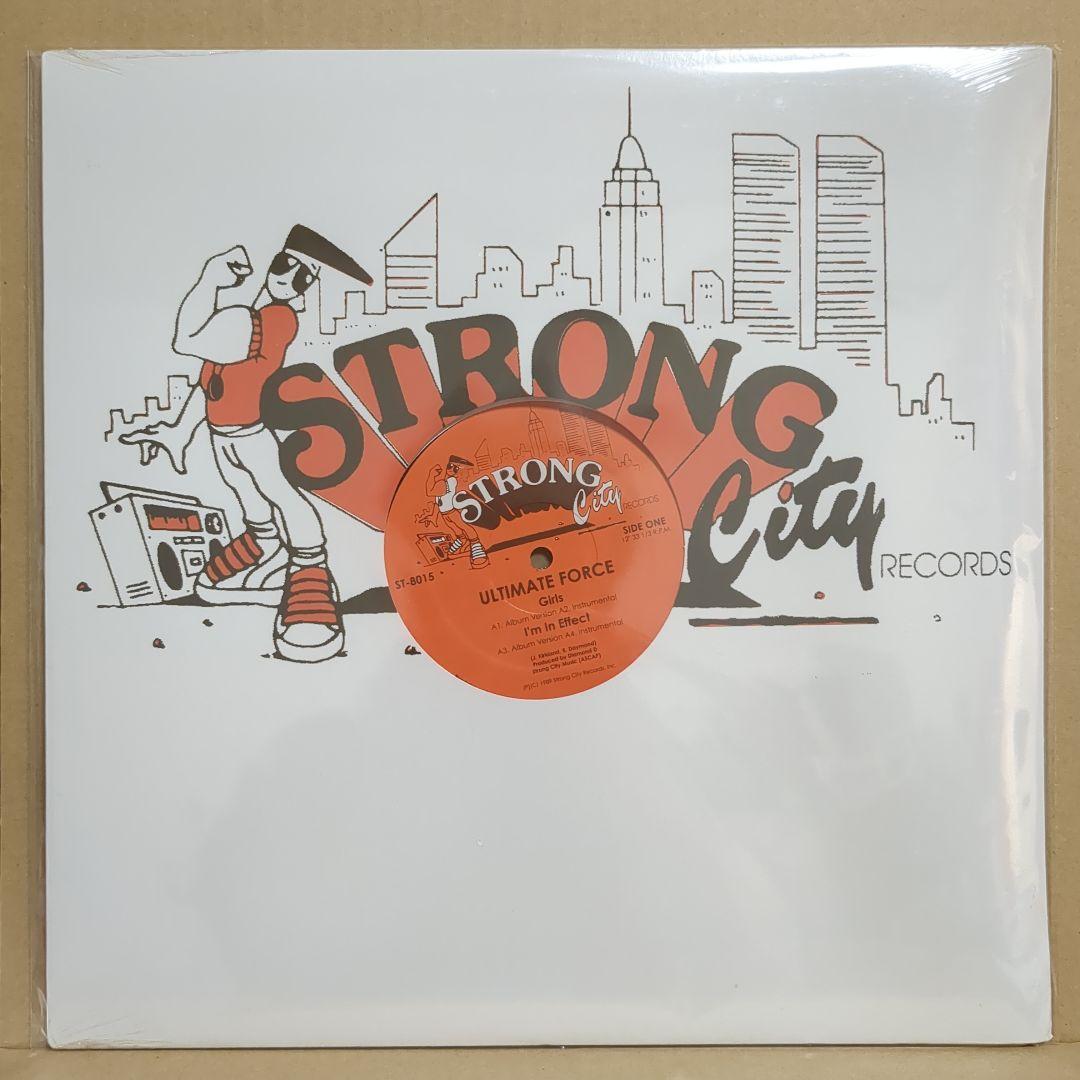 ULTIMATE FORCE - Girls / I'm In Effect 12" Vinyl 1989 Diamond D Hip Hop Classic