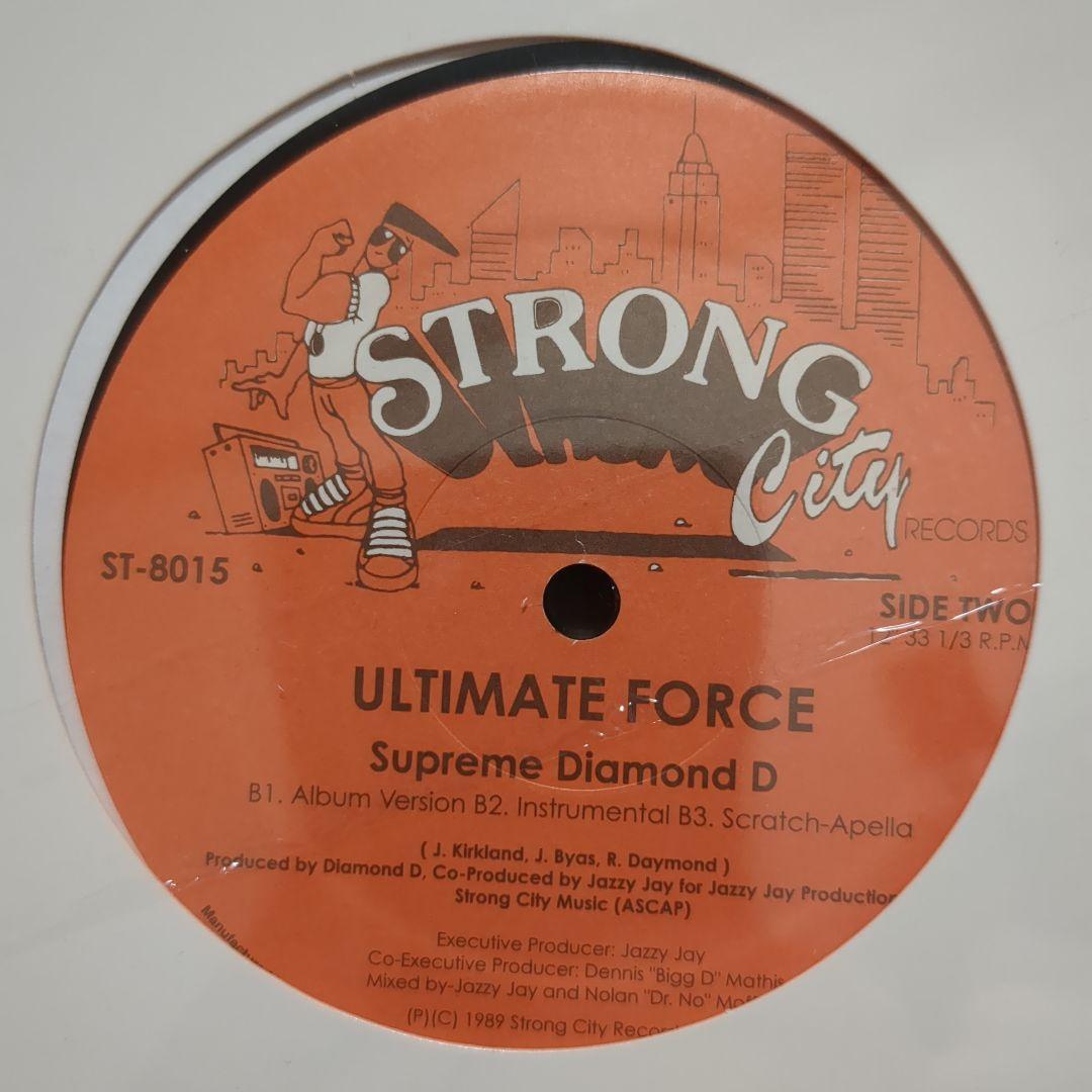 ULTIMATE FORCE - Girls / I'm In Effect 12" Vinyl 1989 Diamond D Hip Hop Classic