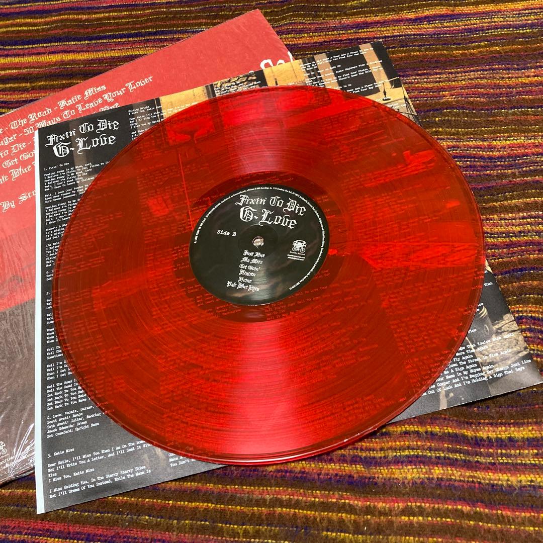 G. Love - Fixin To Die LP Translucent Red Vinyl Record