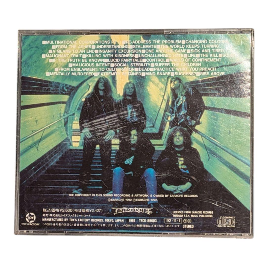 Napalm Death - The World Keeps Turning CD Japan Press 1992 with OBI