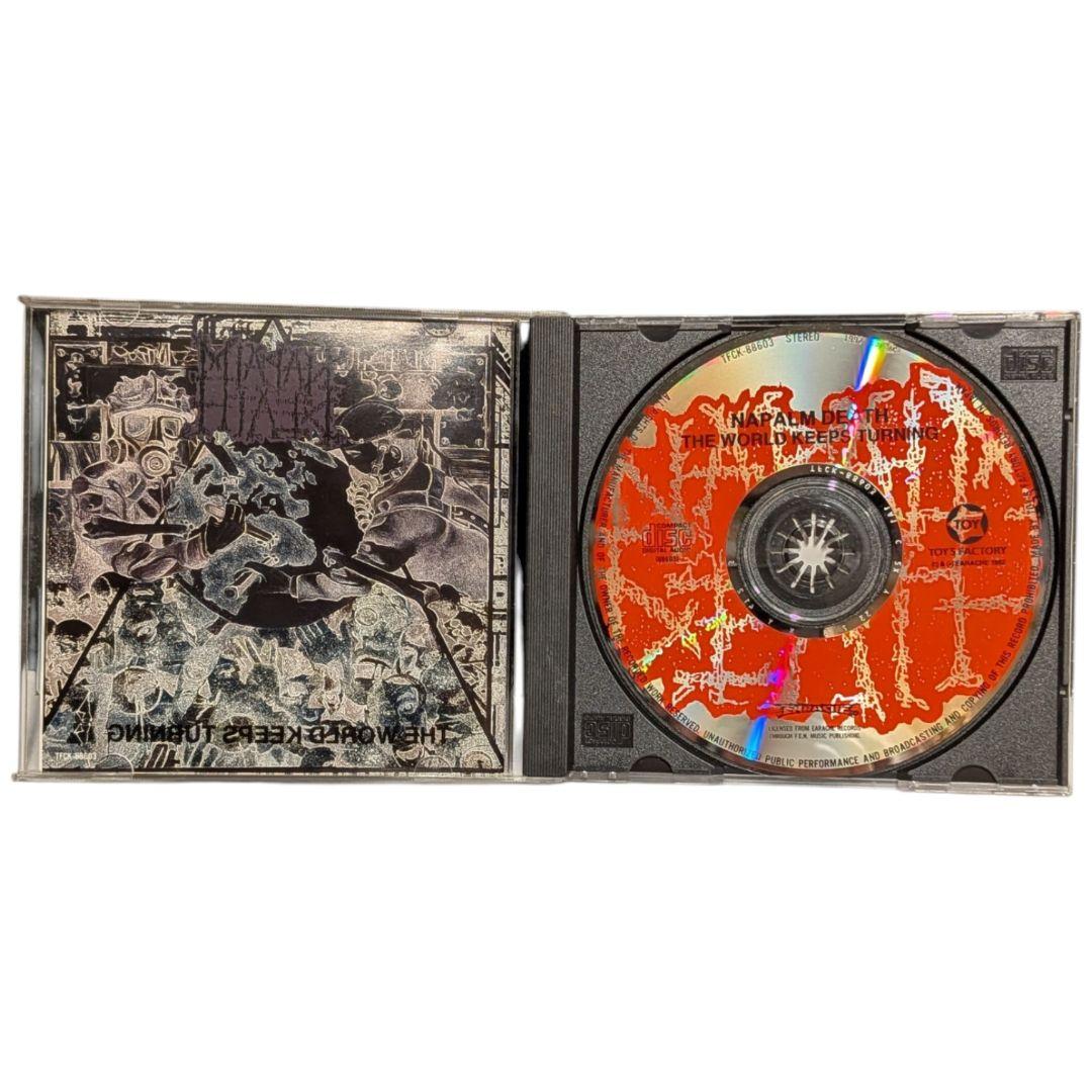 Napalm Death - The World Keeps Turning CD Japan Press 1992 with OBI