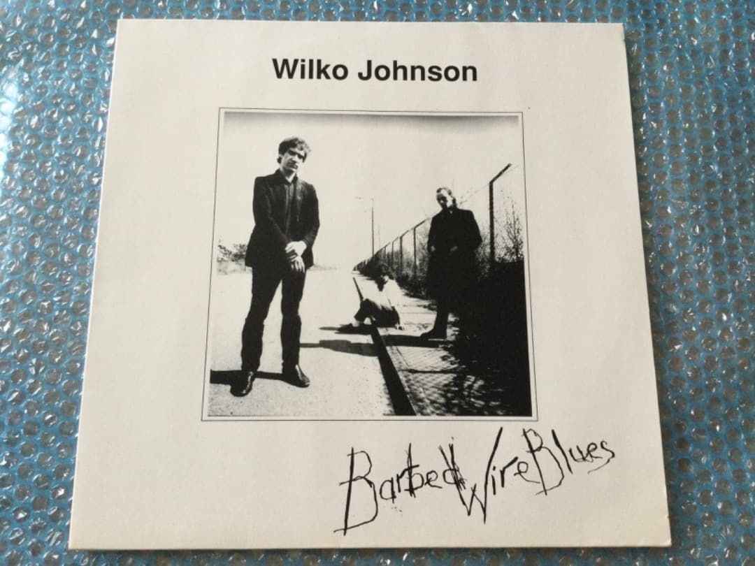 Wilko Johnson - Barbed Wire Blues LP, Rare German White Vinyl Pressing