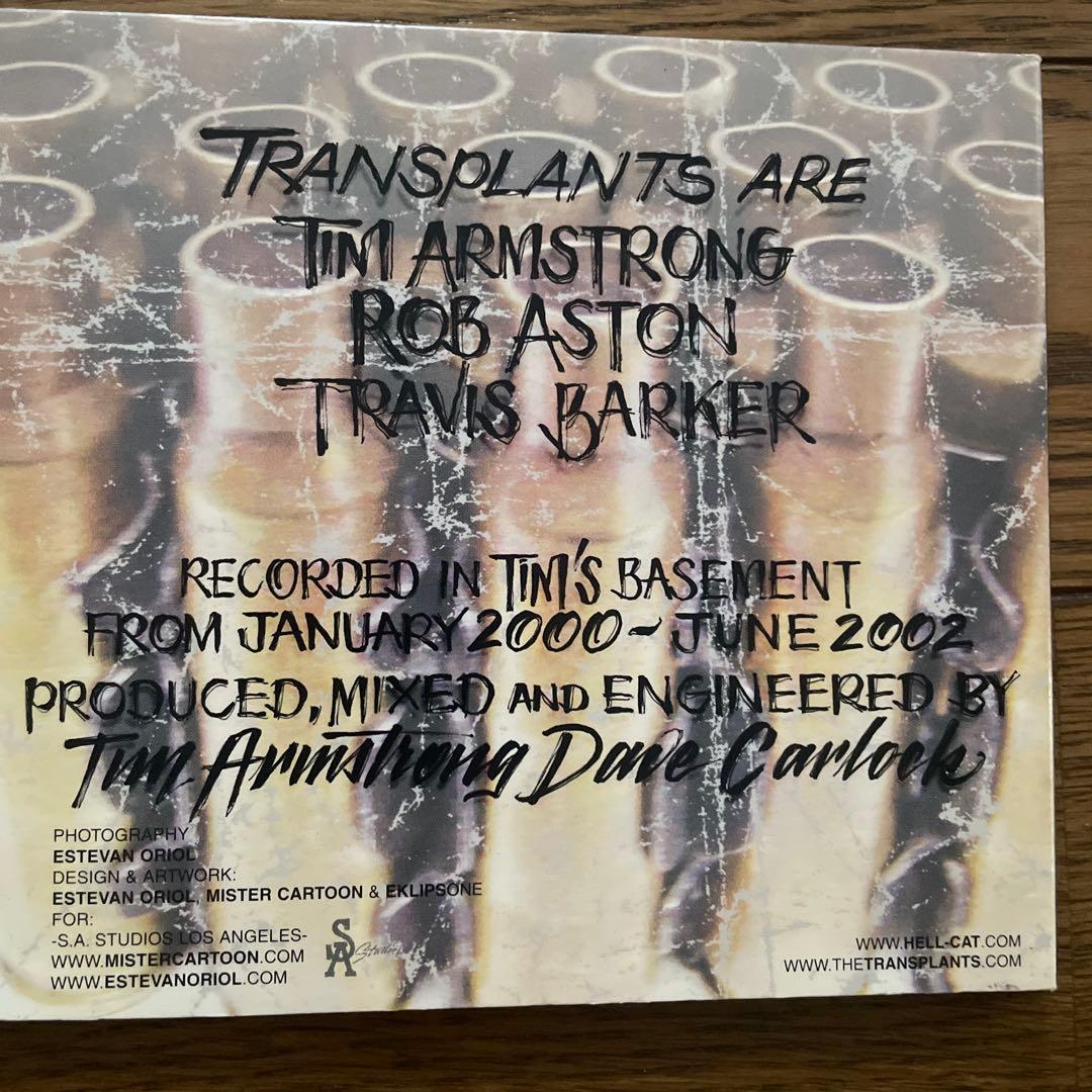 Transplants - Self-Titled Debut Album CD (2002) - Hellcat Records, Digipak