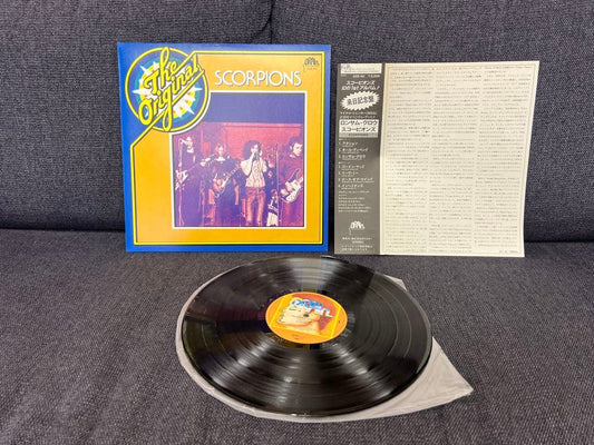 Scorpions - Lonesome Crow LP 1982 Japan Reissue OBI Michael Schenker Hard Rock