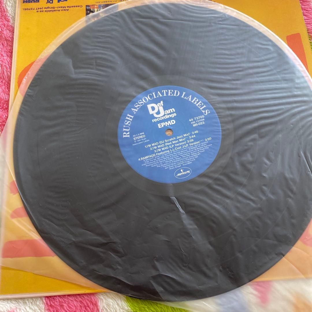 EPMD - Rampage ft. LL Cool J Vinyl 12" Single Hip Hop Classic Japan Import