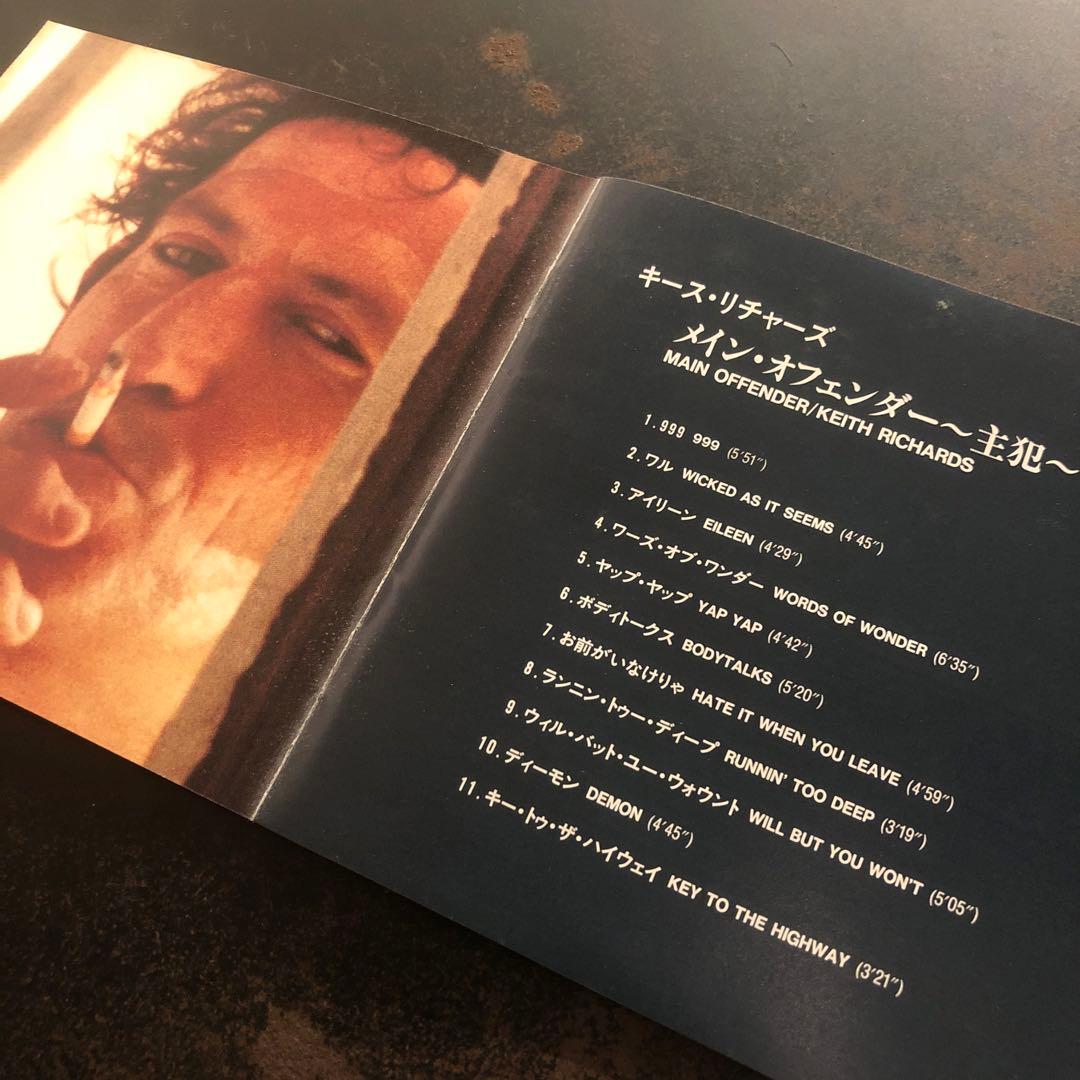 Keith Richards - Main Offender - CD Japan Press, 11 Tracks, 1992, No Obi
