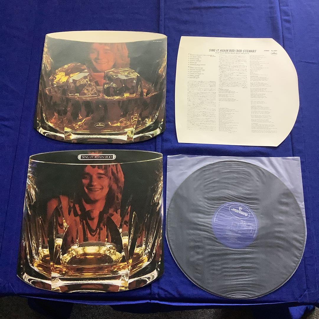 Rod Stewart - Sing It Again Rod LP Japan 1973 Compilation Unique Sleeve