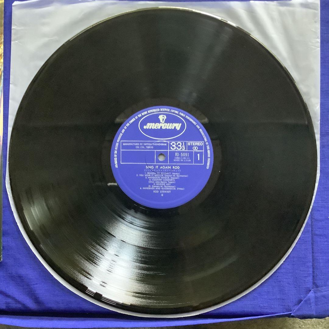Rod Stewart - Sing It Again Rod LP Japan 1973 Compilation Unique Sleeve