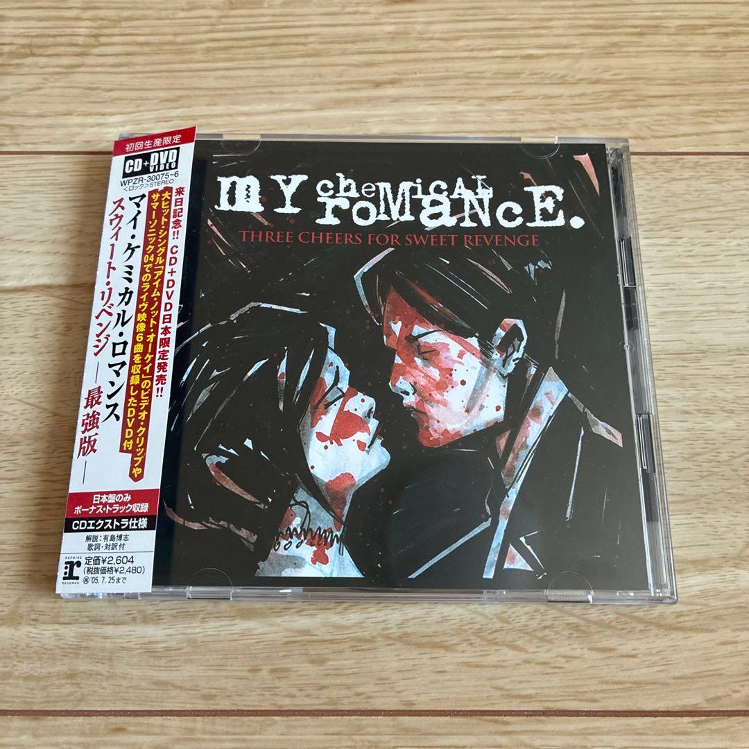 My Chemical Romance Three Cheers For Sweet Revenge CD+DVD Japan Press with OBI
