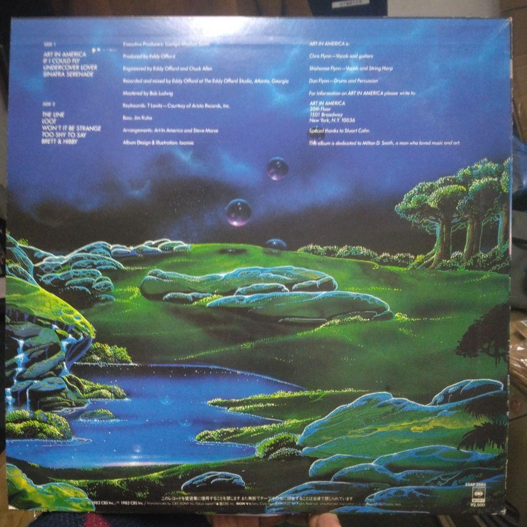 Art in America - S/T 1983 Japan Vinyl LP CBS/Sony 25AP 2685 Prog Rock