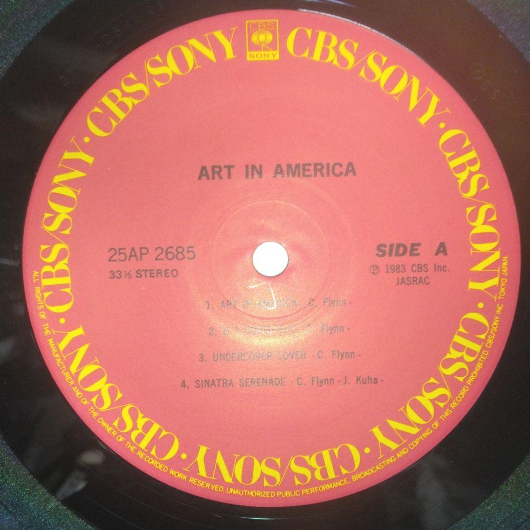 Art in America - S/T 1983 Japan Vinyl LP CBS/Sony 25AP 2685 Prog Rock