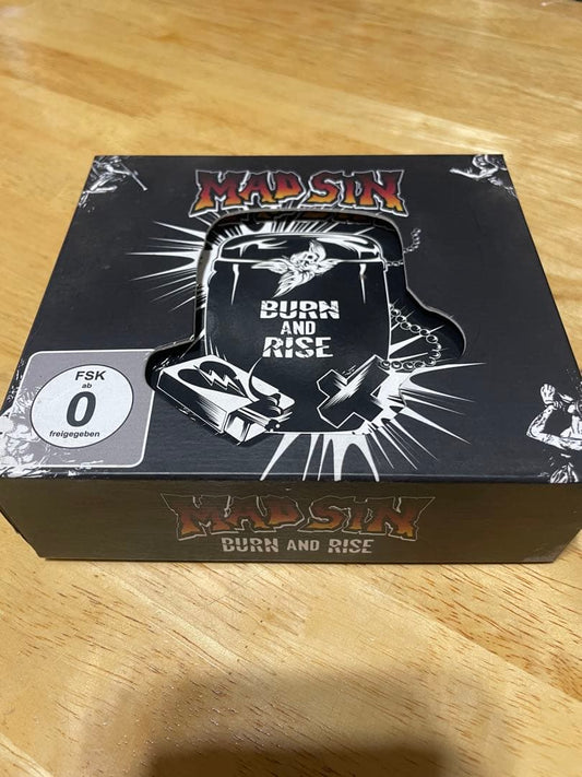 Mad Sin Burn and Rise Limited Box CD Psychobilly Artwork Near Mint | Japansoundstore