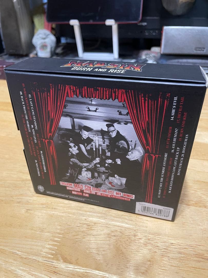 Mad Sin Burn and Rise Limited Box CD Psychobilly Artwork Near Mint | Japansoundstore
