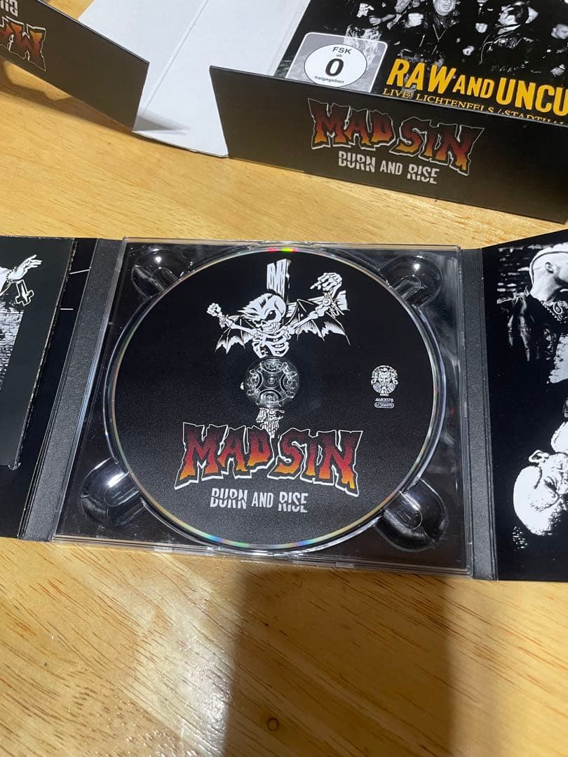 Mad Sin Burn and Rise Limited Box CD Psychobilly Artwork Near Mint | Japansoundstore