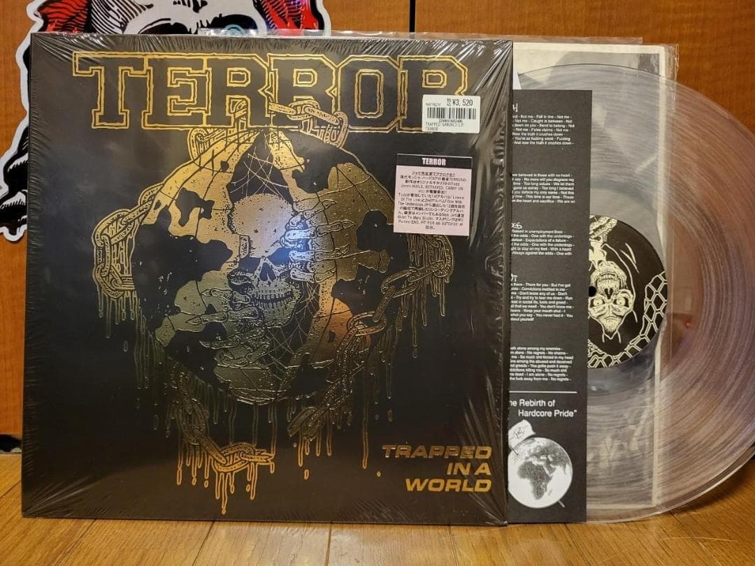 TERROR Trapped In A World LP Clear Vinyl Hardcore Punk Japan Import