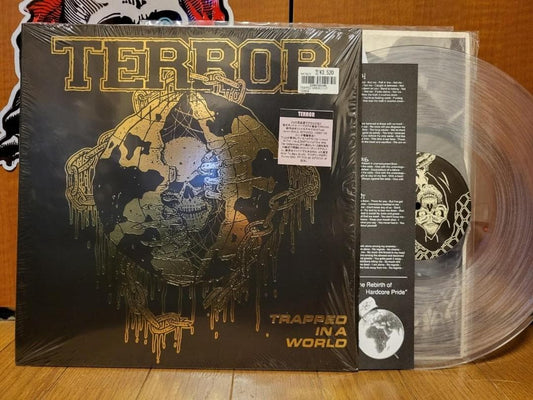 TERROR Trapped In A World LP Clear Vinyl Hardcore Punk Japan Import