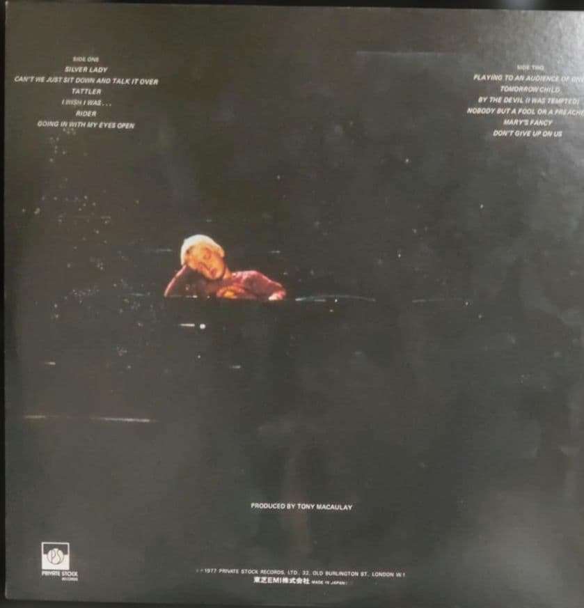 David Soul - Playing To An Audience Of One LP Japan Original Vinyl Records