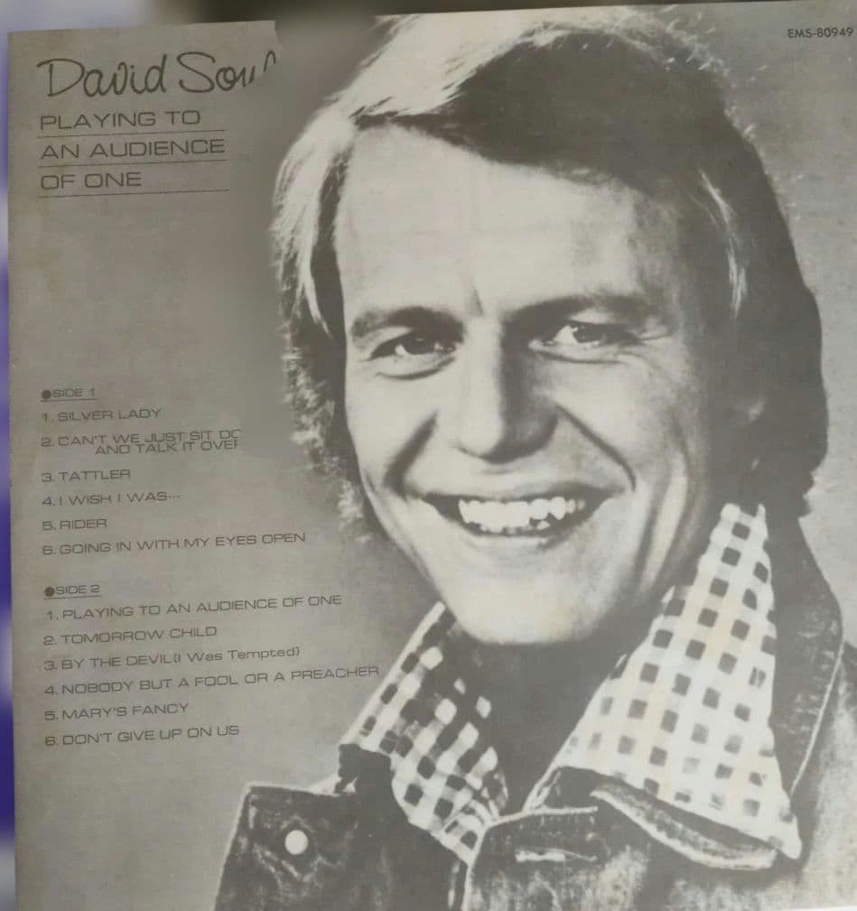 David Soul - Playing To An Audience Of One LP Japan Original Vinyl Records