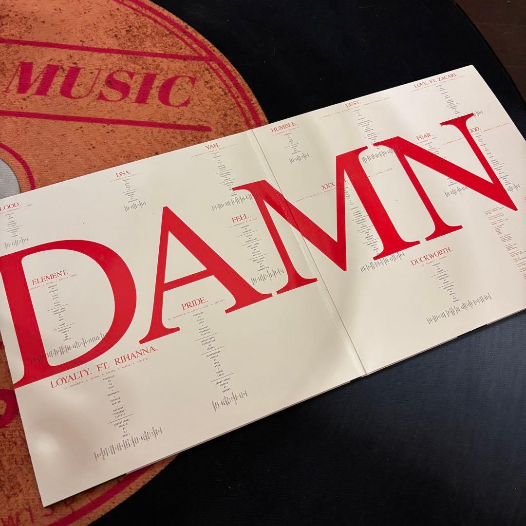 Kendrick Lamar DAMN. 2LP Black Vinyl Near Mint Condition | Japansoundstore