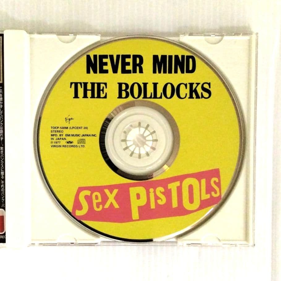 Sex Pistols - Never Mind The Bollocks - Japan CD with Obi Strip TOCP-53098