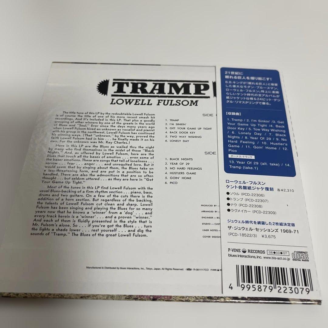 Lowell Fulson Tramp CD Japan Press P-Vine Mini LP Sleeve 24bit Remaster with OBI