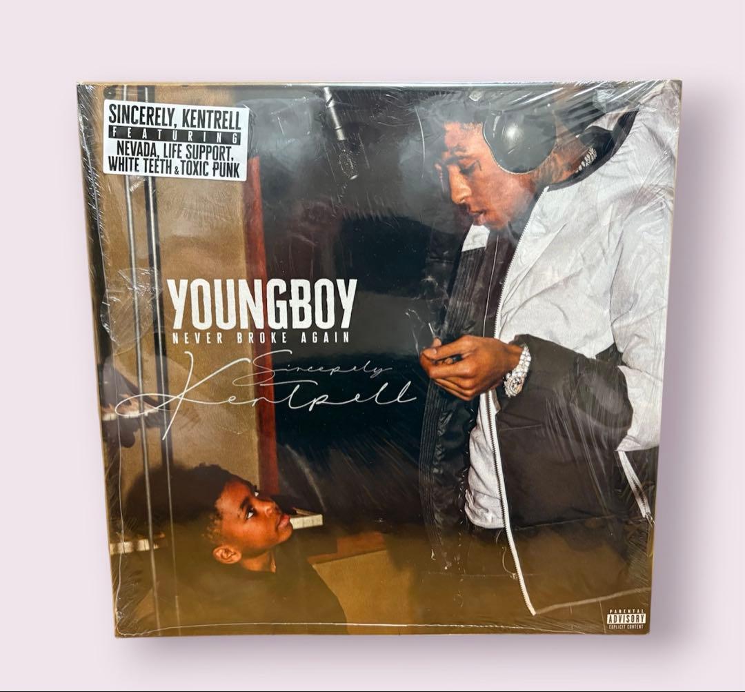 YoungBoy Never Broke Again Sincerely Kentrell 2LP Vinyl Album Rap Trap 2022