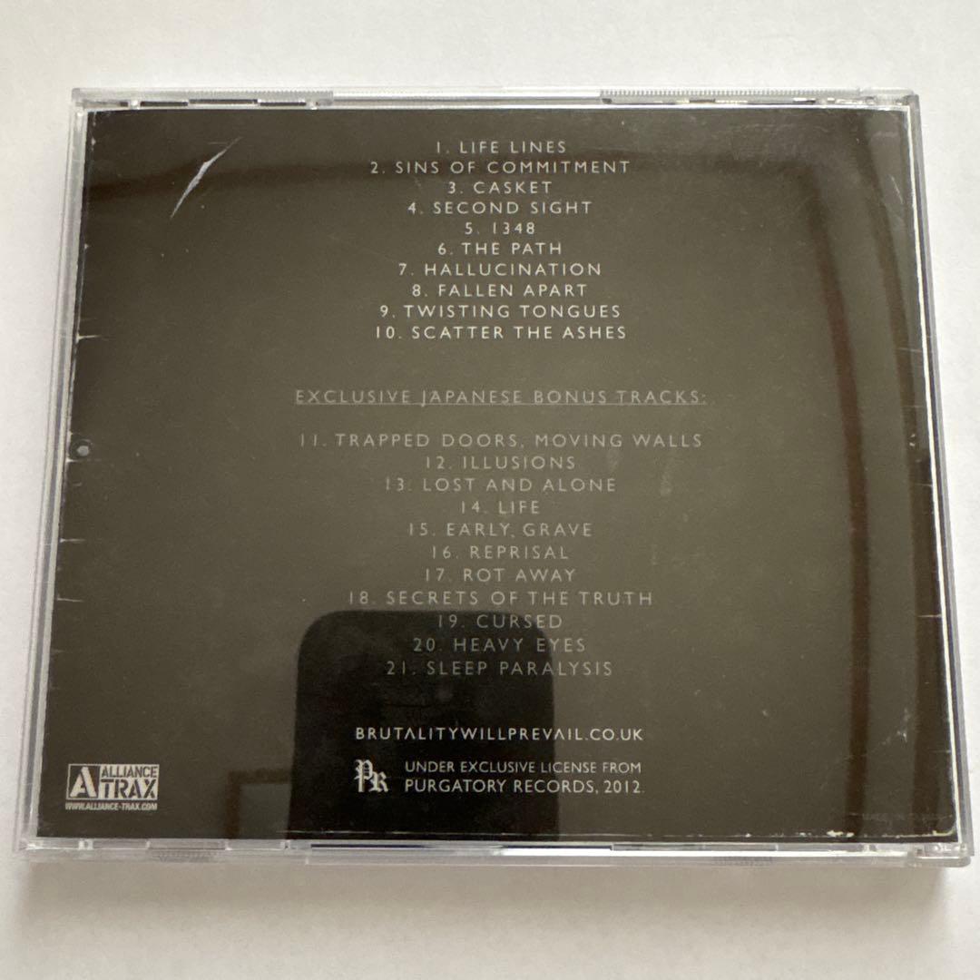 BRUTALITY WILL PREVAIL Scatter The Ashes CD Japan Press with OBI 2012 Hardcore