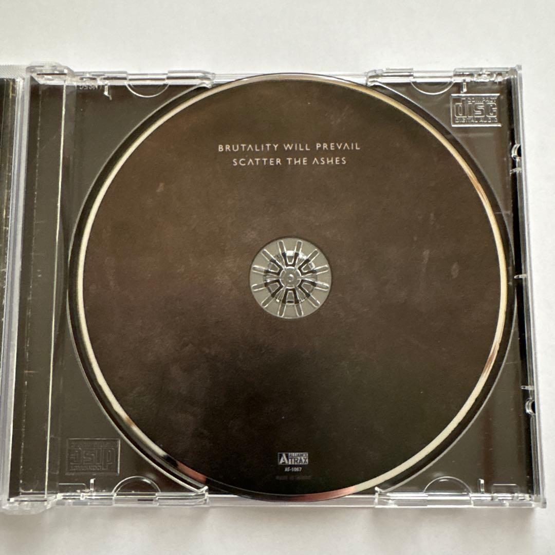 BRUTALITY WILL PREVAIL Scatter The Ashes CD Japan Press with OBI 2012 Hardcore