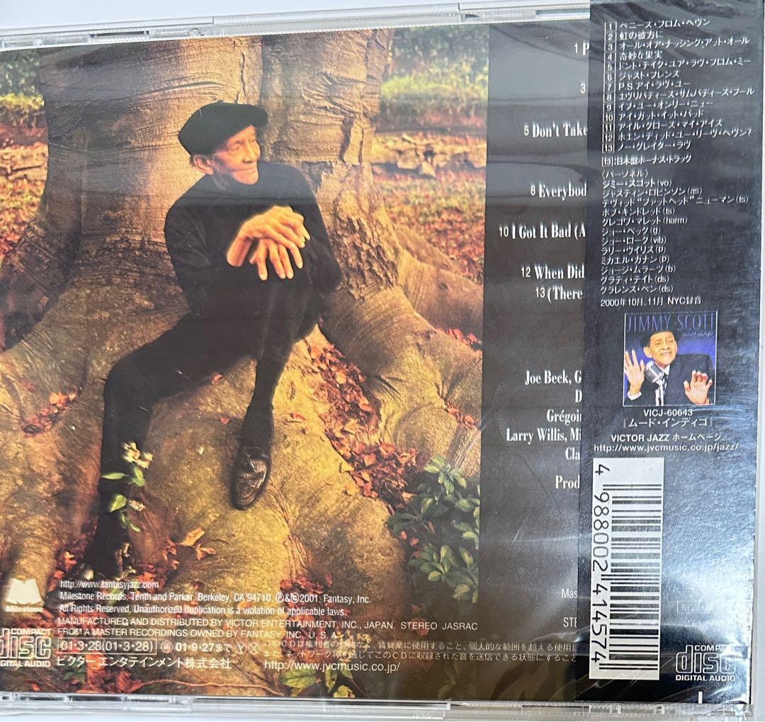 Jimmy Scott - Over The Rainbow - Japan CD VICJ 60738 with OBI