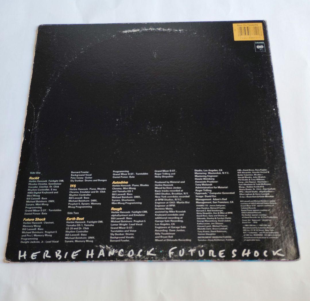 Herbie Hancock - Future Shock LP Vinyl Record Jazz Fusion Electronic Funk