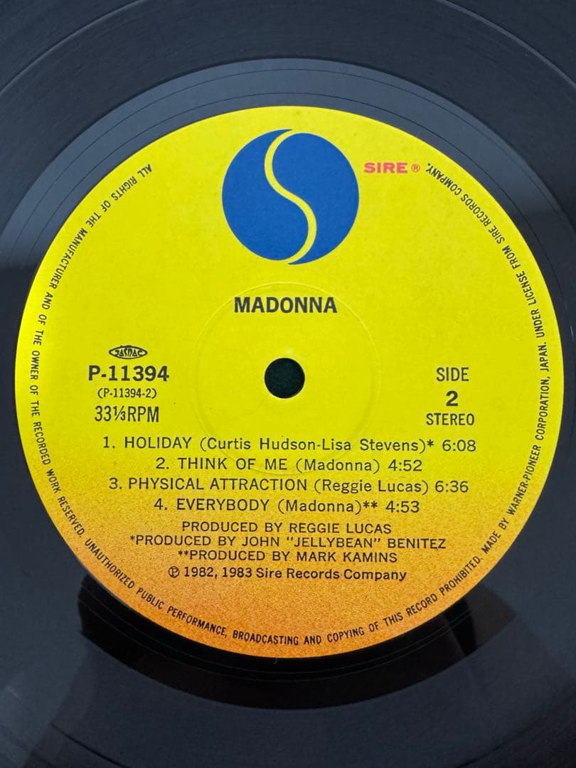 Madonna Burning Up 12" Vinyl Record Obi - Very Good Condition | Japansoundstore